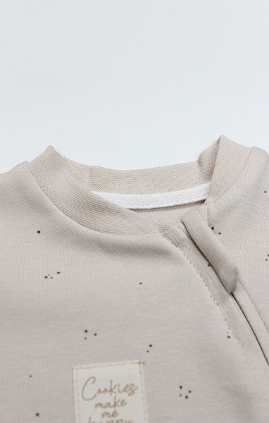 Bistyle Tulum Patiksiz Cookies Make Happy 15127 Ekru