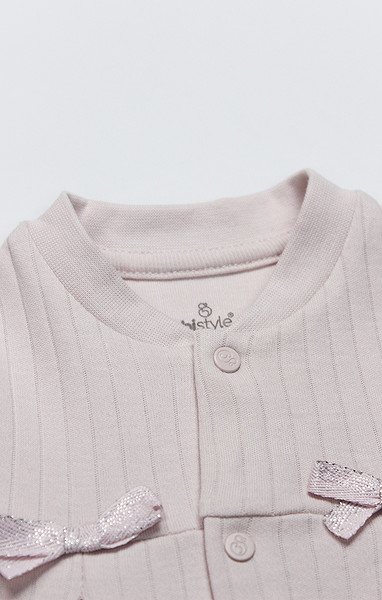 Bistyle Tulum Patiksiz Love You Family 15138 Pudra