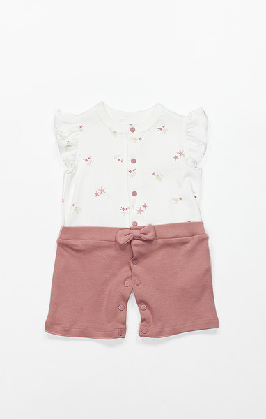 Bistyle Tulum Şort Müslin Starfish Wishes 15142 Pembe