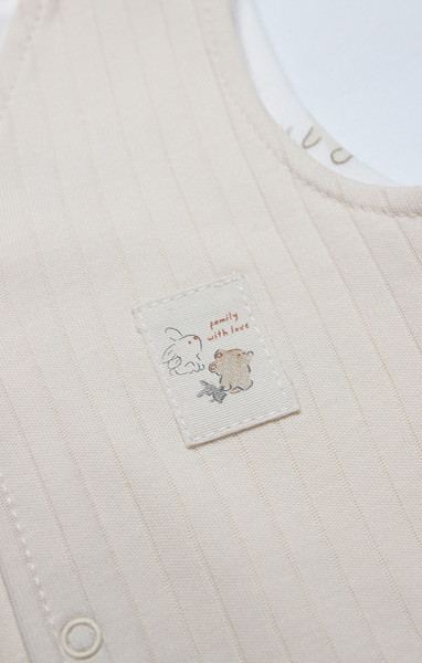 Bistyle Yelek Çift Taraflı With You Family 18113 Bej