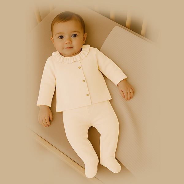 Bistyle Yenidoğan Zıbın Battaniye Prıncess 13113 Ekru