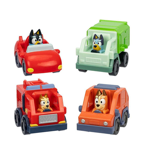 Bluey 18066 Bluey Figürlü Mini Araçlar - Asorti(Belirtilen Fiyat, Tekli Satış İçin Adet Fiyatıdır.)