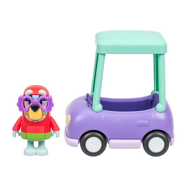 Bluey 18924 Bluey Büyükannenin Arabası Ve Janet Figürü