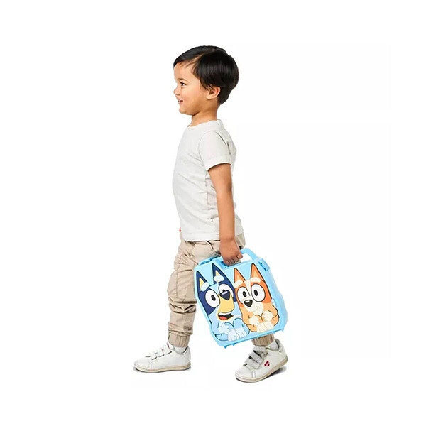 Bluey/17638 Bluey Delüks Taşıma Çantası VE 8Lİ Figür Set