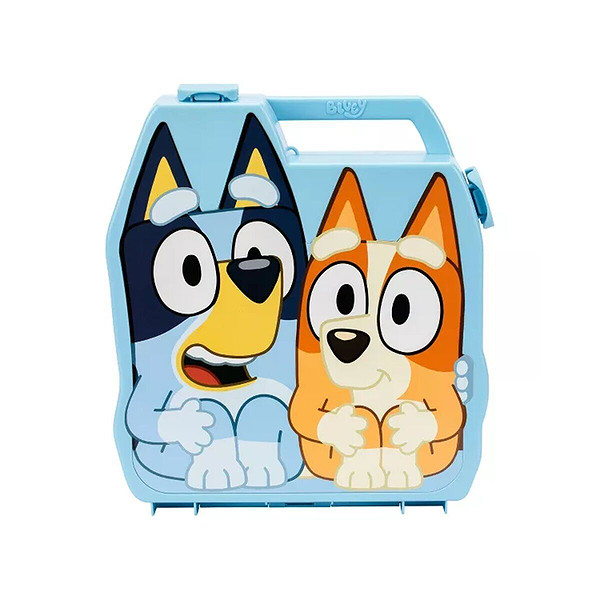 Bluey/17638 Bluey Delüks Taşıma Çantası VE 8Lİ Figür Set