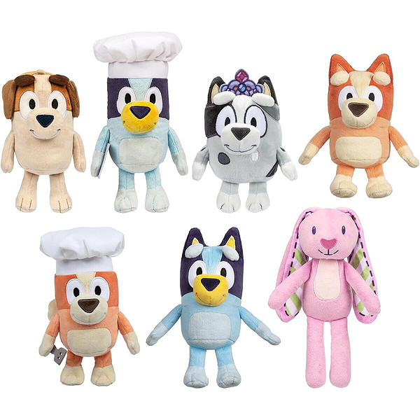 Bluey/18094 Bluey Peluş Figür 16-23 CM Asorti(Belirtilen Fiyat, Tekli Satış İçin Adet Fiyatıdır.)