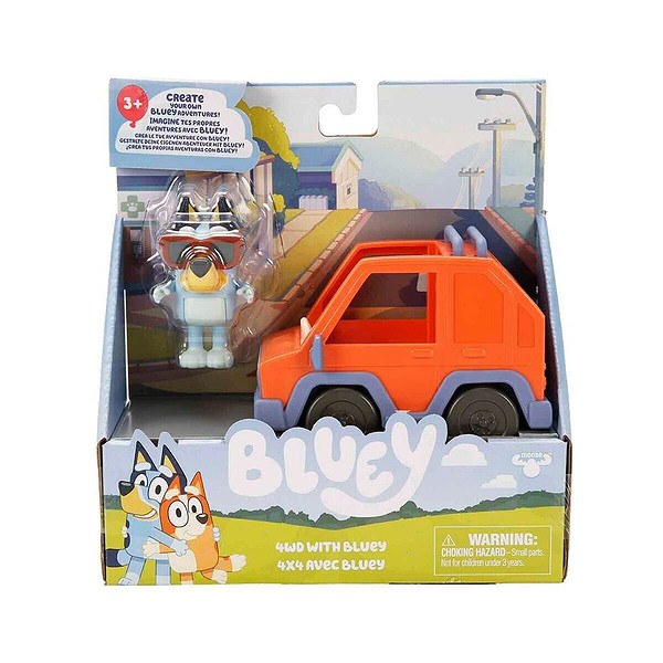 Bluey18926 Bluey 4X4 Araç Ve Figür Set