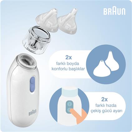 Braun Bna100 Burun Aspiratörü Temizleyici