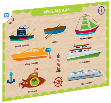 Caahs-3201 Cames Ahşap Deniz Taşıtları Bul-Tak