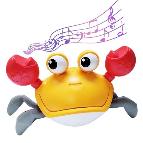 Can Oyuncak Sesli Ve Işıklı Sensörlü Şarjlı Yengeç QC-1Y