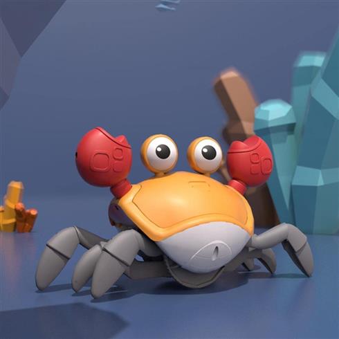 Can Oyuncak Sesli Ve Işıklı Sensörlü Şarjlı Yengeç QC-1Y