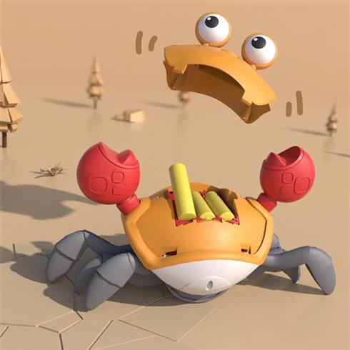 Can Oyuncak Sesli Ve Işıklı Sensörlü Şarjlı Yengeç QC-1Y