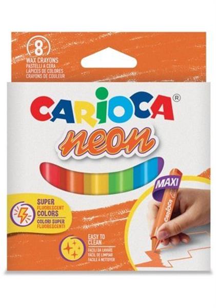 Carioca Pastel Boya Kalemi Fosforlu 8'Li
