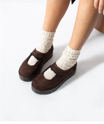 Carren Kahverengi Süet Bot