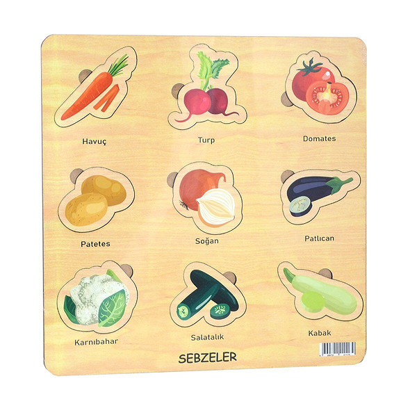 CC Oyuncak, Memo 32X32 Eğitici Şekiller - 6 Assorti