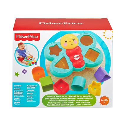 Cdc22 Fisher-Price® Şekil Eşleştirme Arkadaşı Kelebek / Sıralama Ve Şekil Ayırma Oyuncakları