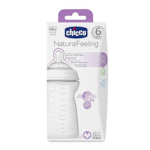 Chicco Naturalfeeling PP Biberon 6 Ay+ 330 Ml