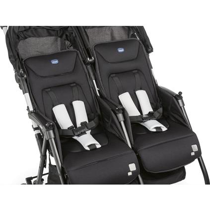 Chicco Ohlala Twin İkiz Bebek Arabası Black Nigth