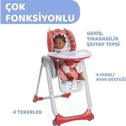 Chicco Polly 2 Start Mama Sandalyesi Foxy