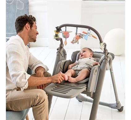 Chicco Polly Magic Relax Mama Sandalyesi Grey Melange