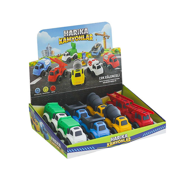 Cnm19 Harika Kamyonlar İş Makineleri -Canem Oyuncak