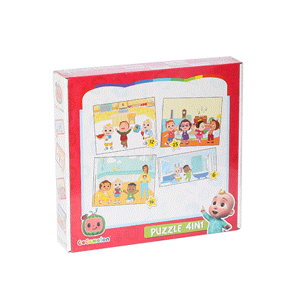 CO7899 Cocomelon 4IN1 Puzzle -Laço