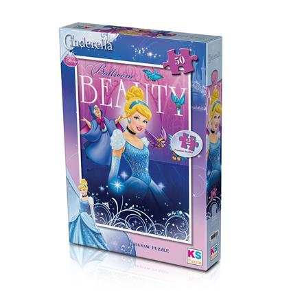 Crl709 KS, Cinderella  50 Parça Çocuk Puzzle
