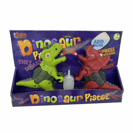 Ctf-135-2 Asortili Kartela Sesli Işık Buhar Çıkartan 2'Li Dinazor - Vardem Oyuncak