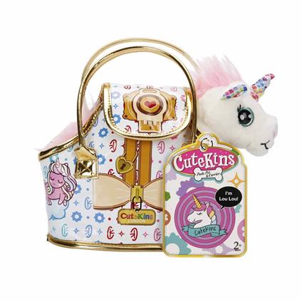 10873 Cutekins Taşıma Çantalı Peluş Unicorn Lou Lou -Sunman