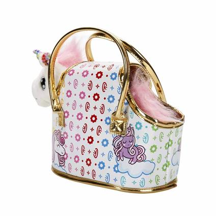 10873 Cutekins Taşıma Çantalı Peluş Unicorn Lou Lou -Sunman