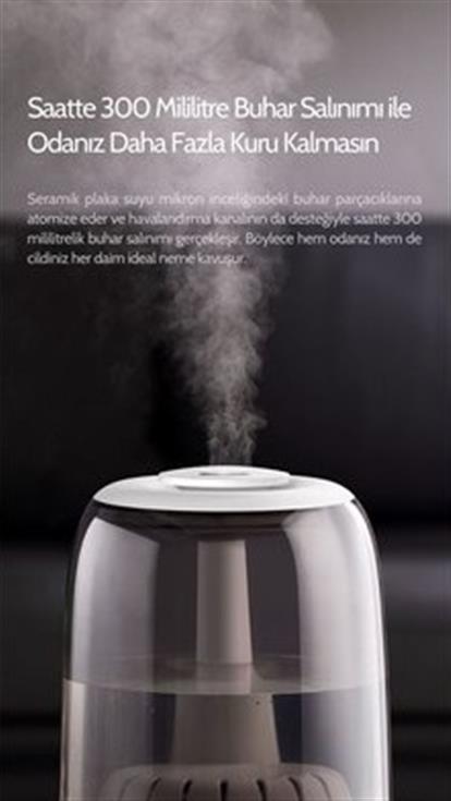 Deerma F60W Dijital Üstten Dolum Ultrasonik Soğuk Hava Nemlendirici