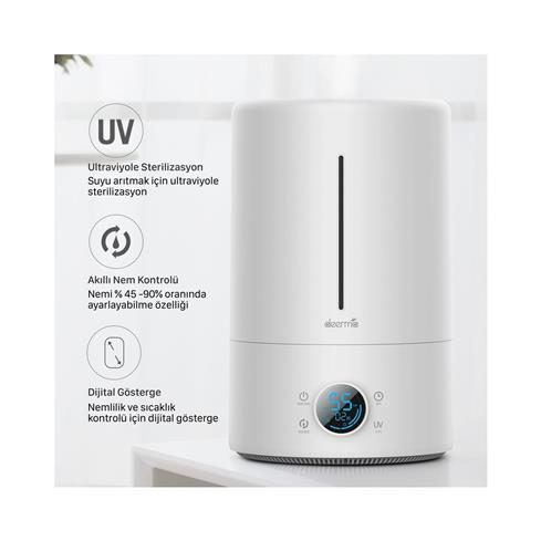 Deerma Ultraviyole Ultrasonic Soğuk Buhar Makinesi F628S