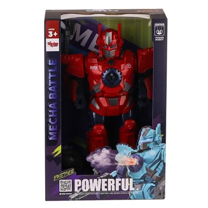 DF-6052 Işıklı Ve Müzikli Buhar Atan Robot -Vardem Oyuncak