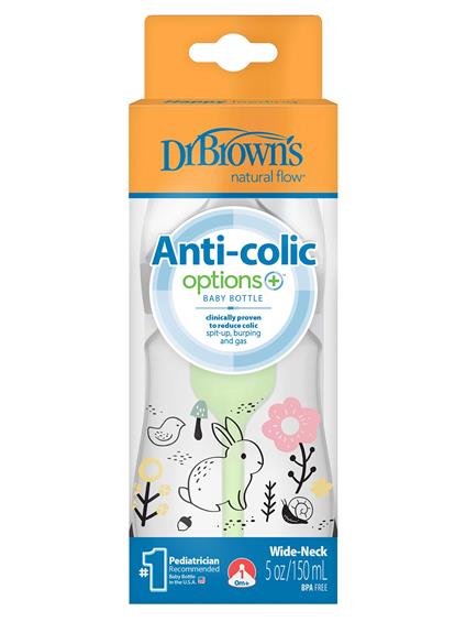 Dr.Brown's Geniş Ağız PP Antikolik Options Biberon 150 Ml Kız
