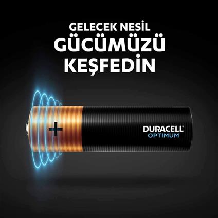 Duracell 4'Lü Optimum AA Kalem Pil