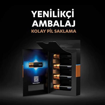 Duracell 4'Lü Optimum AA Kalem Pil
