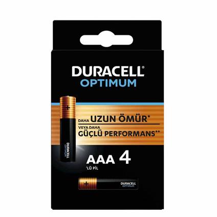 Duracell 4'Lü Optimum Aaa Kalem Pil