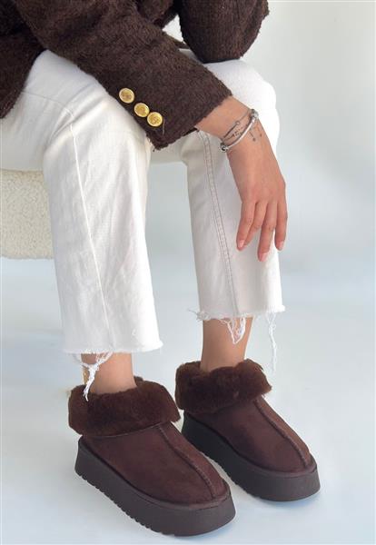 Edali Kahverengi Süet Bot