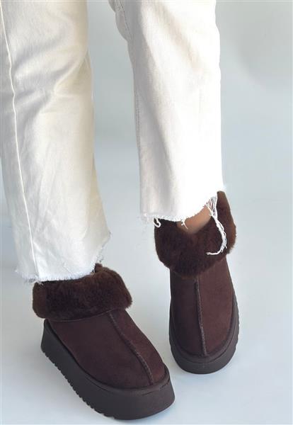 Edali Kahverengi Süet Bot