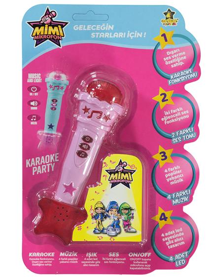 Erdem Mikrofon Işıklı Müzikli ER-106