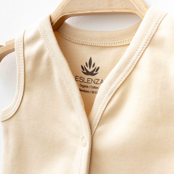 Eslenza Oganik Yelek 2088 Bej