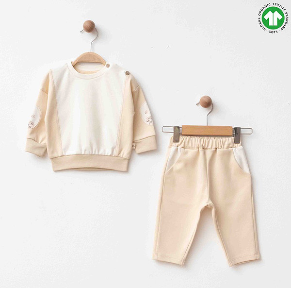 Eslenza Organik İkili Takım 2244 Bej