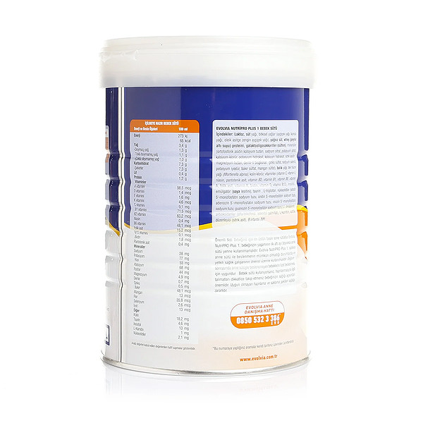 Evolvia Nutripro Plus Bebek Sütü 1 800 Gr
