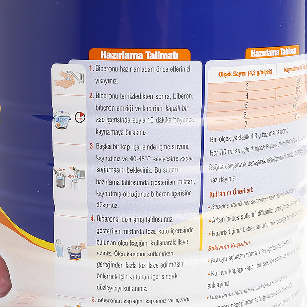 Evolvia Nutripro Plus Bebek Sütü 1 800 Gr