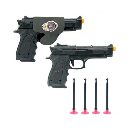 Fab 1414 2'Li Silahlı Polis Oyun Seti -Prestij