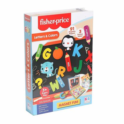 FP 13410 Fisher Price Baby Puzzle Letters Colors -KS Puzzle