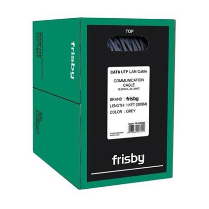 Frısby Fnw-Cat622 305MT 0.50MM 24Awg Cat6 Utp Kablo Gri