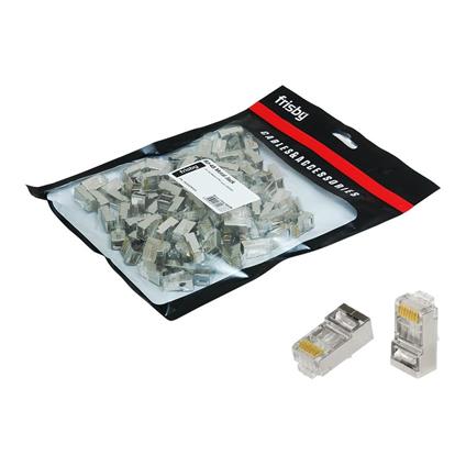 Frısby Fnw-RJ4522N RJ45 Ftp Cat6 Konnektor Metal 100LÜ Paket