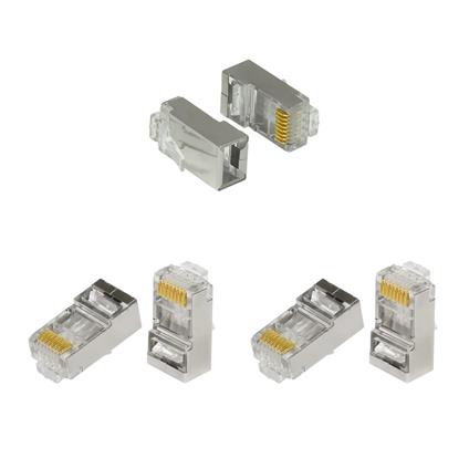 Frısby Fnw-RJ4522N RJ45 Ftp Cat6 Konnektor Metal 100LÜ Paket