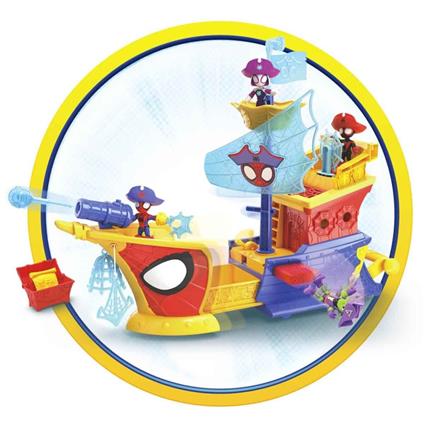 G0666 Spidey Ve İnanılmaz Arkadaşları Webs Ahoy Bubble Ship +3 Yaş